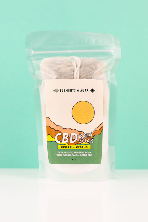 Cedar + Citrus : Ultimate CBD Bath Soak