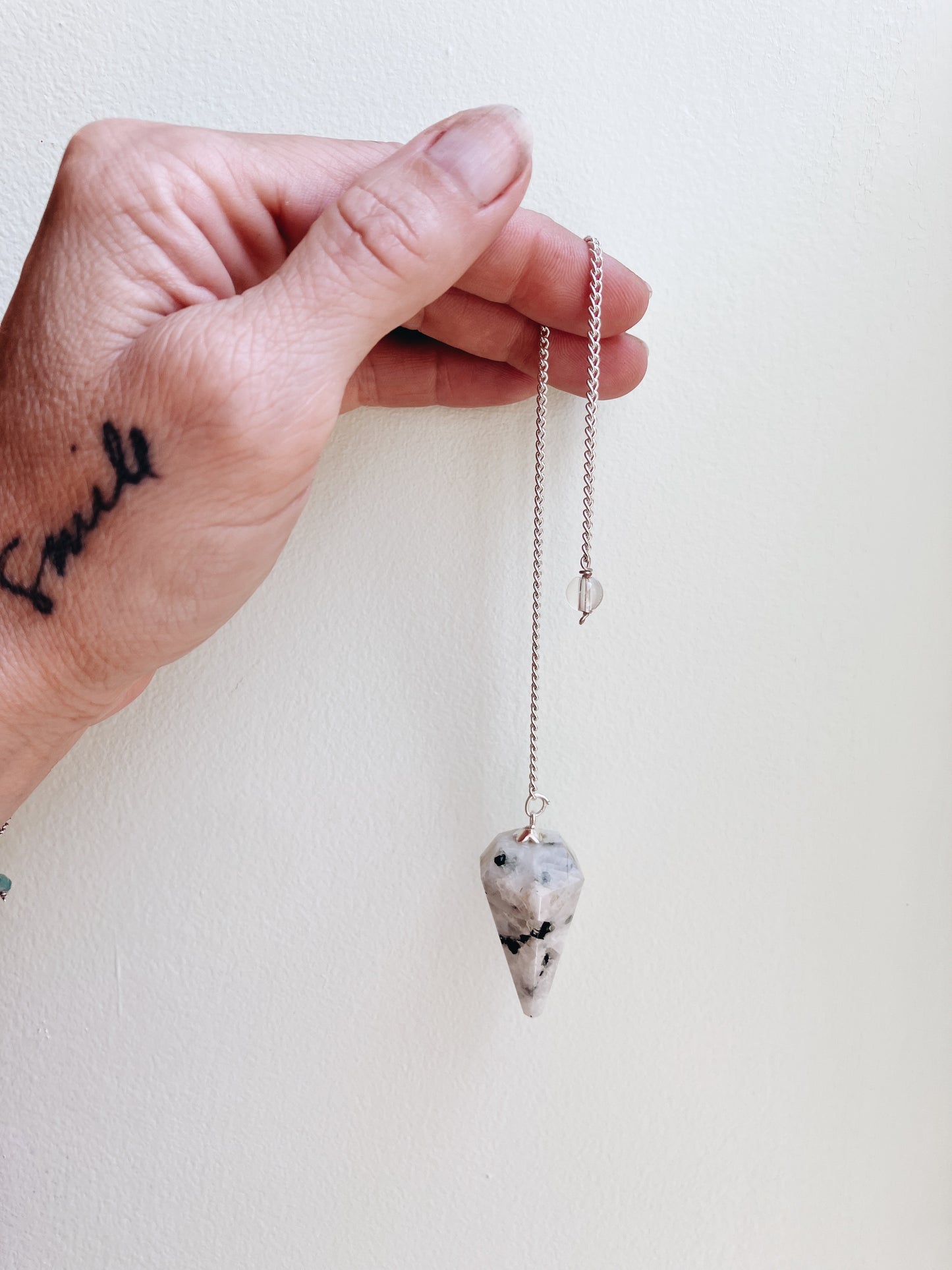 Moonstone Crystal Pendulum