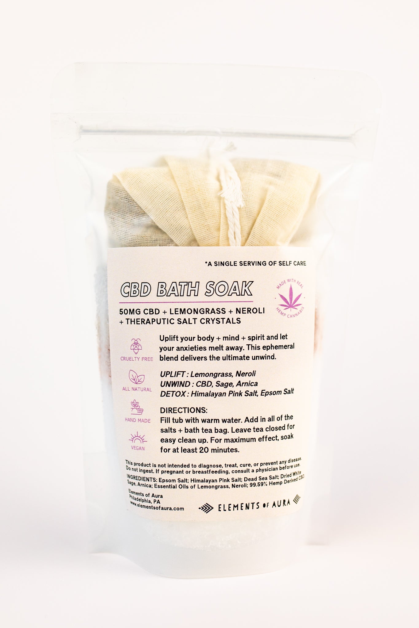 Lemongrass + Neroli : Ultimate CBD Bath Soak